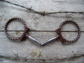 Bit - Antique D-Ring Snaffle with SS Dots