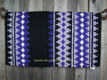 Catalina Show Blanket - 38x34 (Black Base/Purple Accents)