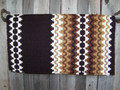 Corona Show Blanket - 38x34 (Coffee Base/Cream and Brown Tone Accents)