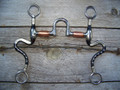 Bit - Black Steel S Shank with Correction Mouth