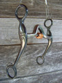 Bit - Black Steel Quarter Horse Medium Port w/Roller