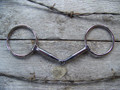 Bit - Polished SI Snaffle, Copper Inlay, SS Rings