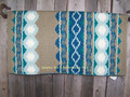 Riverland Show Blanket - 36x34 (Taupe/Teal/Blue/Plume/Cream) by Mayatex