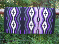 Las Cruces Show Blanket - 36x34 (Black/Charcoal/Ash/Lilac) by Mayatex