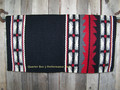 Mojave Show Blanket - 36x34 (Black/Ash/Charcoal/Red) by Mayatex