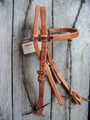 Headstall - Tie Cheek Harness Leather (Pony Size)