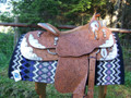 Luna Show Blanket - 40x34 (Black/ShowPurp/BlackMet/Lilac) by Mayatex