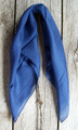Show Scarf (Silk) - 19" x 19" Square (Navy)