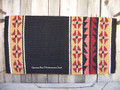 Mojave Show Blanket - 36x34 (Black/Brick Red/Tan/Cream) by Mayatex