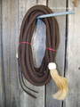 Mecate - Cord with Horse Hair Tassel (Brown)