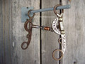 Hilason Antique Brown Horse Bit 3 Piece Mouth W/copper Rollers