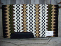 Custom Arroyo Seco Blanket - 40x34 (Black Base w/Olive Accents)