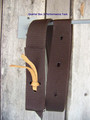 Tie Strap - Circle P Poly Web with Leather Tie Strings