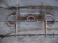 English Bit - Full Cheek Half Moon Copper Roller (5.0")