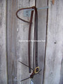 Headstall - 5/8" Single Rolled Ear with Brass Hardware