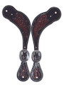 Spur Straps - Black Floral (Pecos - Mens)