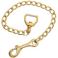 Lead Chain - 24 Inch (Brass Plated)