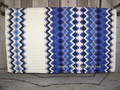 Gemini Show Blanket - 40x34 (Cream Base/Purple Accents) by Mayatex