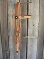 Headstall - Browband Rough Out Copper Square Conchos, Dots