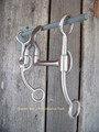 Bit - NSBA Shank Brushed High Port Hinged Spade