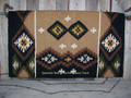 Square-Cut Show Blanket - 38x34 by Mayatex (Indian Tan/Olive)