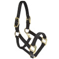 Halter - Nylon Miniature with Double Buckles on Crown (Black - Mini)