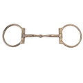 Bit - German Silver Engraved Cheek D Ring Snaffle
