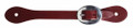 Spur Straps - Burgundy Latigo (Ladies)