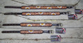 Dog Collar - Painted Daisy, Brown Whipstitch by Rafter T Ranch