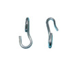 English Curb Hooks - Nickel Plated