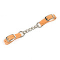 Curb - Single Stainless Steel Chain & Leather Straps