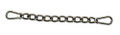 Curb - 9" SS Medium Link Curb w/Snap Hook Ends