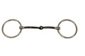 Bit - Black Satin O-Ring Snaffle (Metalab)