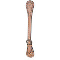 Spur Straps - Narrow, Natural with Metal Studs