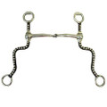 Bit - Antique Shanked Snaffle w/SS Dots