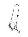 Headstall - Combo Gag Chain Bit, Rope Noseband, Nylon Rope