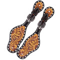 Spur Straps - Buckstitch w/Sunflowers (Youth) by Rafter T Ranch Company