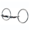 Bit - Medium Loose Ring Sour Dog Bone Snaffle