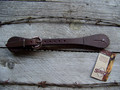 Spur Straps - 5/8" Sagebrush (Mens - Chocolate Harness Leather)