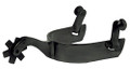 Spurs - Black Satin 1 1/4" Band, 2 1/8" Shank