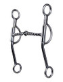 Bit - Loomis Shank Twisted Wire Snaffle