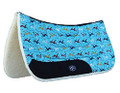 Saddle Pad - Contoured Work Pad (Pony Tracks) by Professional's Choice