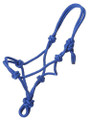 Halter - Tough-1 Miniature Poly Rope Tied (Blue - Medium)