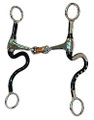 Bit - Black Satin S-Shank Dog Bone