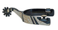 Spurs - Black Satin Rope Trim Spurs (Ladies)