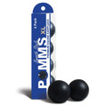 Ear Plugs - XL Smooth POMMS for the horse (Black - Set of 4)