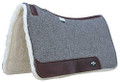 Saddle Pad - Deluxe 100% Wool Saddle Pad (31x32" x 1.25" w/Fleece)