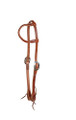 Headstall - Berlin Leather One Ear Harness Leather w/SS Hardware