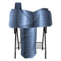 Saddle Cover - Total Cordura (Prints) - Chevron Grey