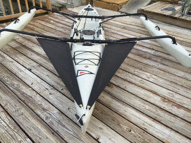 Mesh Spray Shield  for 2014 and older  Hobie Adventure Island land  kayaks 
